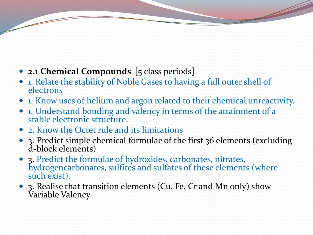 2.1.2 Noble Gases. - ppt download